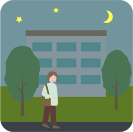 勤務終了・退社